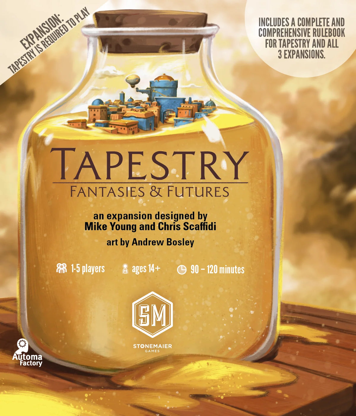Board Game - Tapestry: Fantasies & Futures Expansion