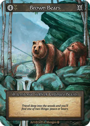 Arthurian Legends - Brown Bears - Foil