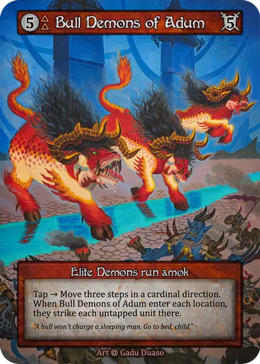 Beta - Bull Demons of Adum - Foil