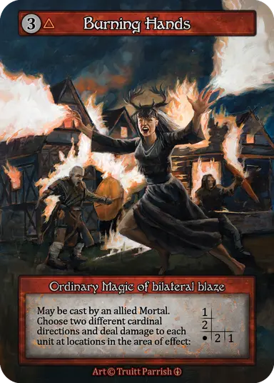 Arthurian Legends - Burning Hands - Foil