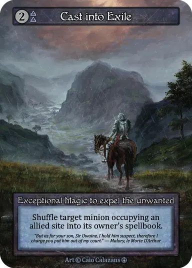 Arthurian Legends - Cast into Exile - Foil
