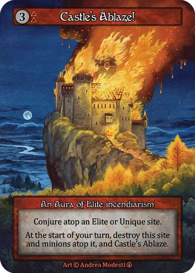 Castle's Ablaze! - Foil