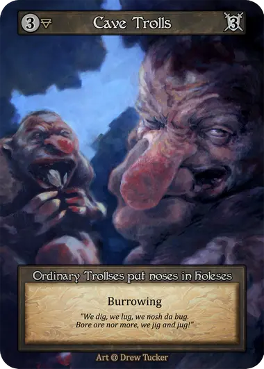 Beta - Cave Trolls - Foil