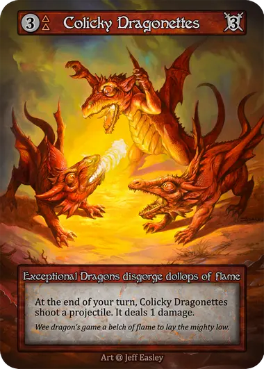 Colicky Dragonettes - Beta / Non-Foil