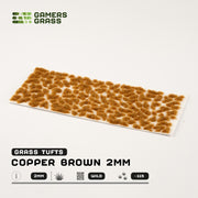 Gamers Grass: Grass Tufts 2-6mm - Copper Brown 2mm
