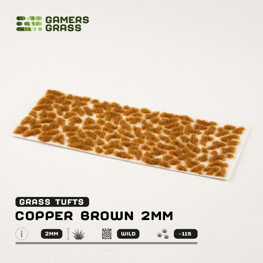 Gamers Grass: Grass Tufts 2-6mm - Copper Brown 2mm