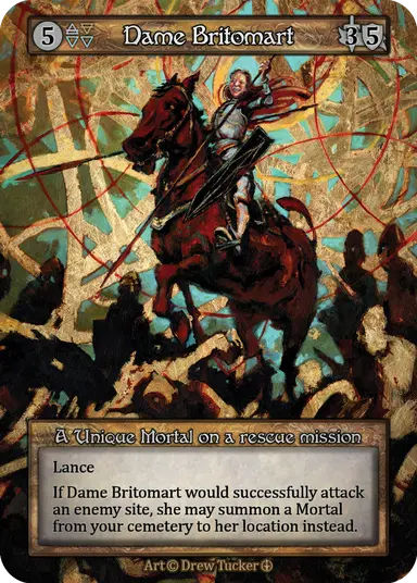 Arthurian Legends - Dame Britomart - Foil