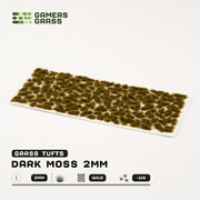 Gamers Grass: Grass Tufts 2-6mm - Dark Moss 2mm