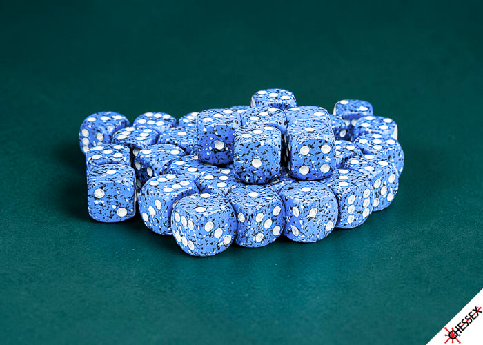 Chessex 12mm d6 Dice Block Speckled Ocean Stone