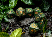 Chessex Polyhedral 7-Die Set Speckled Golden Recon