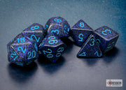 Chessex Polyhedral 7-Die Set Speckled Cobalt