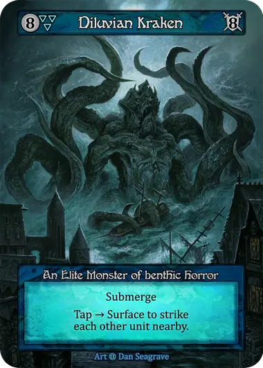 Beta - Diluvian Kraken - Foil