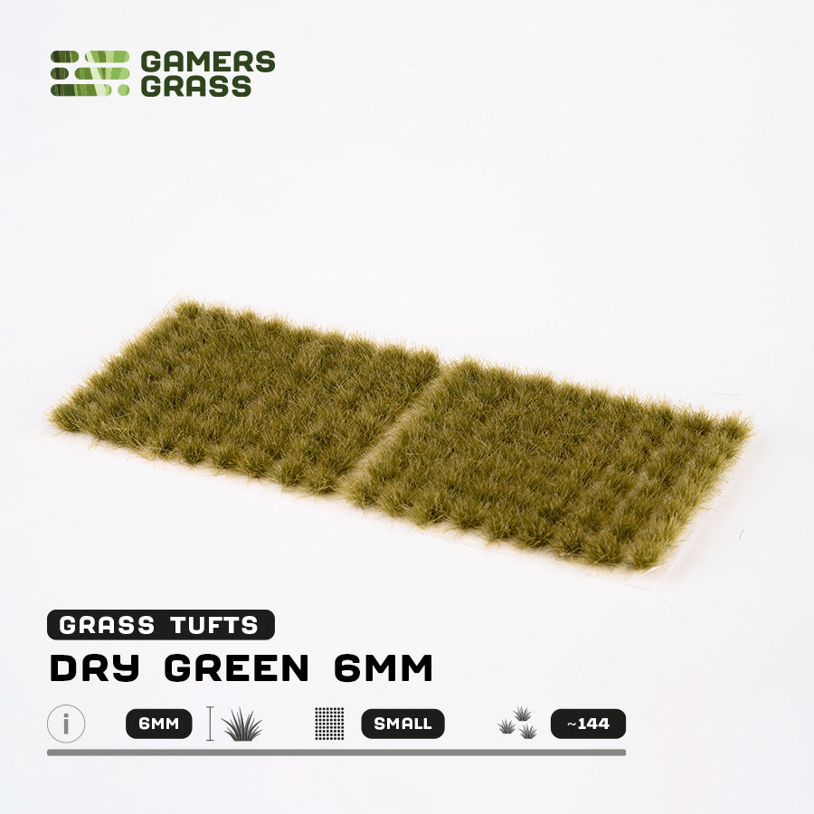 Gamers Grass: Grass Tufts 2-6mm - Dry Green 6mm