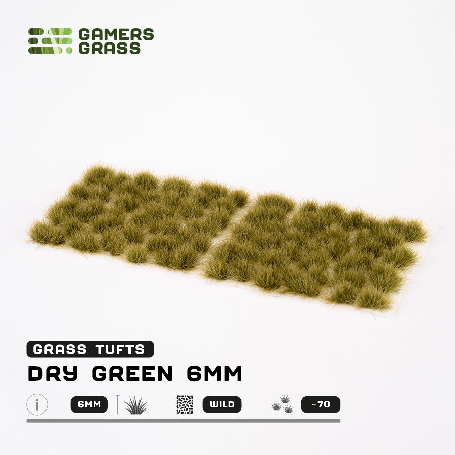 Gamers Grass: Grass Tufts 2-6mm - Dry Green 6mm