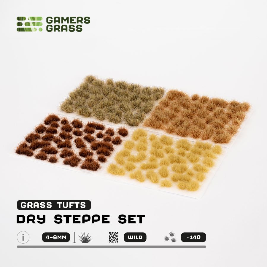 Gamers Grass: Tuft Sets - Dry Steppe
