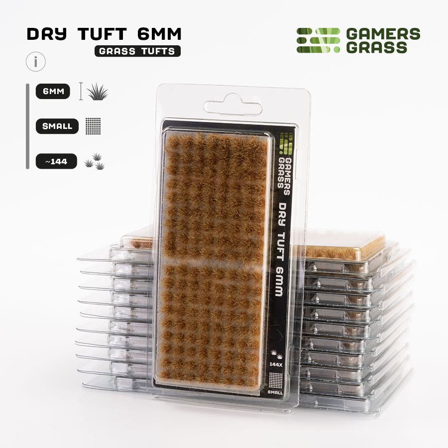 Gamers Grass: Grass Tufts 2-6mm - Dry Tuft 6mm