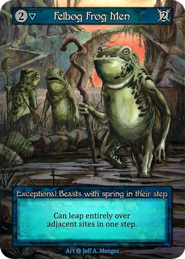 Alpha - Felbog Frog Men - Foil