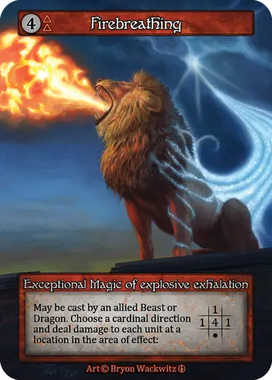 Arthurian Legends - Firebreathing - Foil