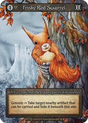 Arthurian Legends - Frisky Red Squirrel - Foil