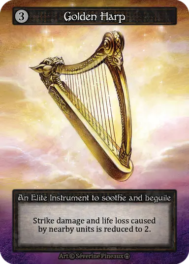 Arthurian Legends - Golden Harp - Foil