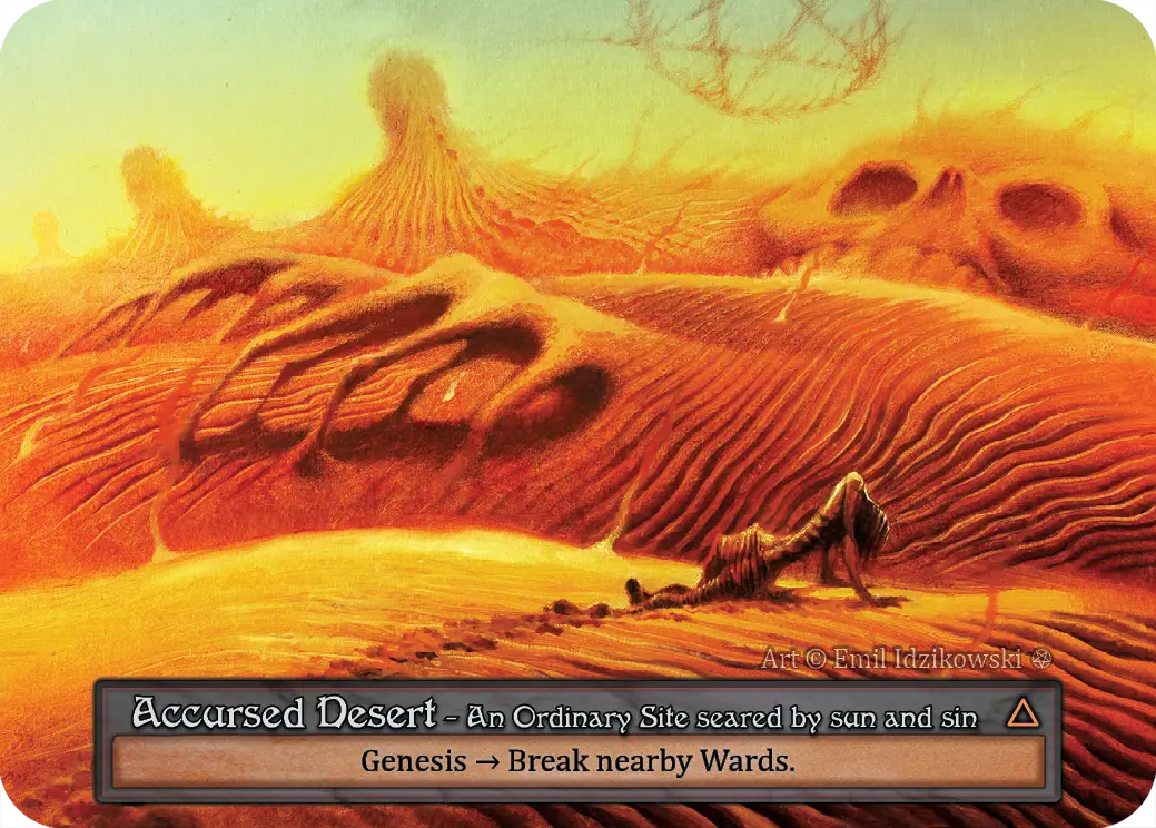 Gothic - Accursed Desert - Foil