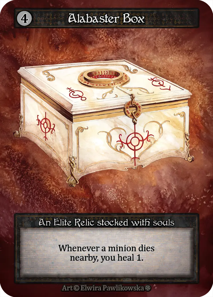 Gothic - Alabaster Box - Foil