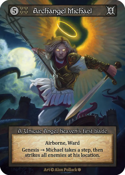 Archangel Michael - Gothic Foil