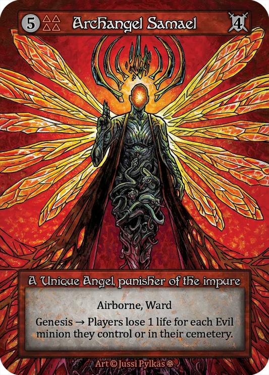 Archangel Samael - Gothic Foil