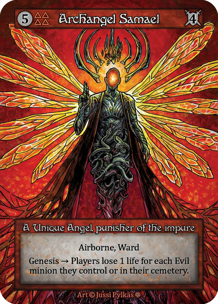 Gothic - Archangel Samael - Foil