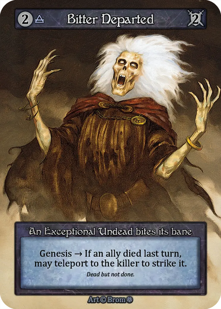 Gothic - Bitter Departed - Foil
