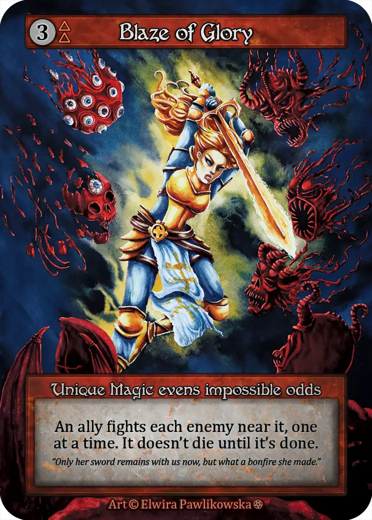 Gothic - Blaze of Glory - Foil