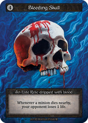 Gothic - Bleeding Skull - Foil