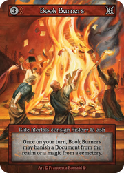Gothic - Book Burners - Foil