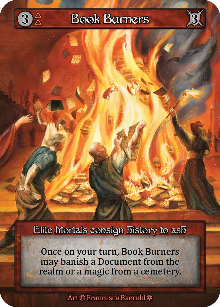 Gothic - Book Burners - Foil