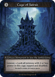 Gothic - Cage of Sidrak - Foil