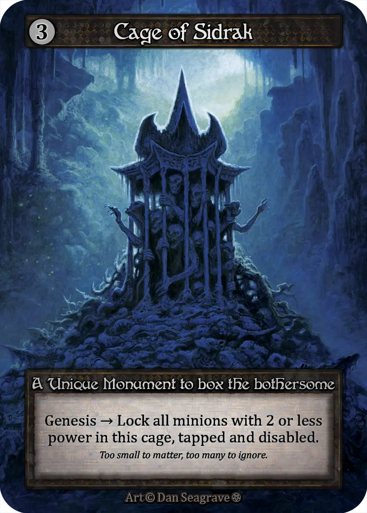 Gothic - Cage of Sidrak - Foil