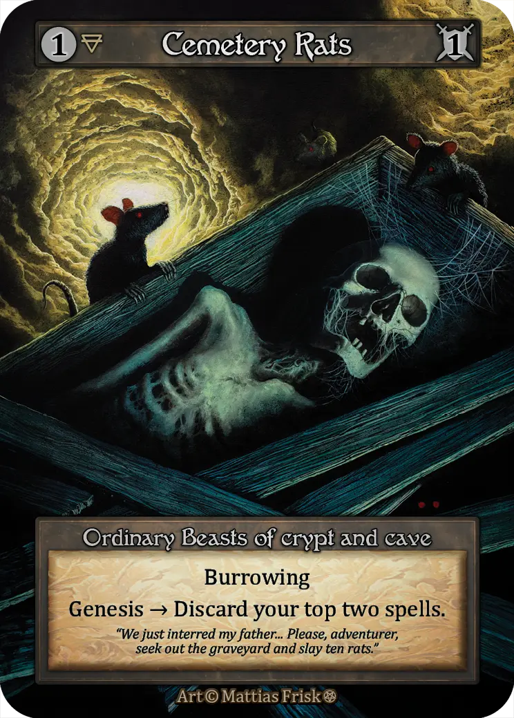 Gothic - Cemetery Rats - Non-Foil