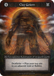Gothic - Clay Golem - Foil