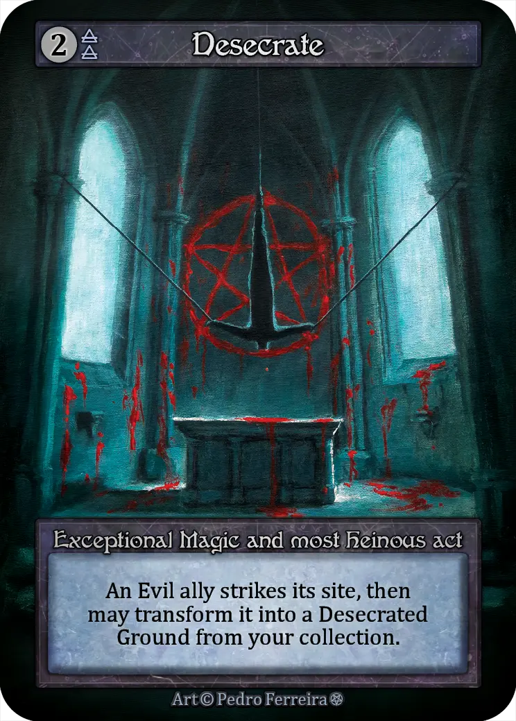 Gothic - Desecrate - Foil