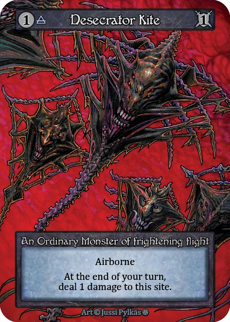 Gothic - Desecrator Kite - Foil