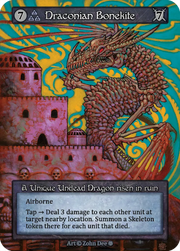 Gothic - Draconian Bonekite - Foil
