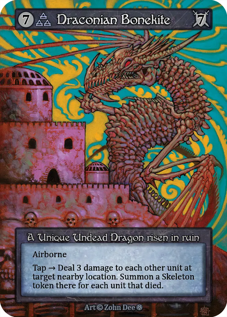 Gothic - Draconian Bonekite - Foil