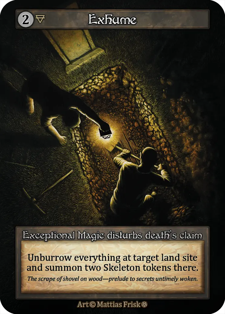 Gothic - Exhume - Non-Foil