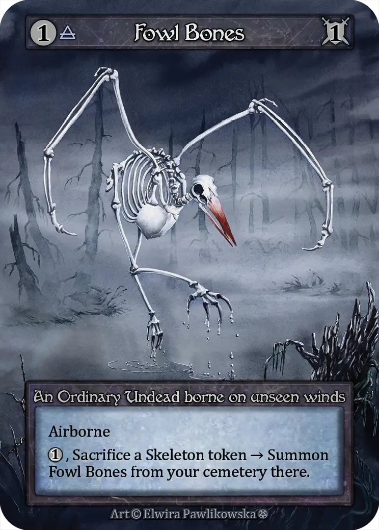 Gothic - Fowl Bones - Foil