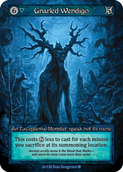 Gothic - Gnarled Wendigo - Foil