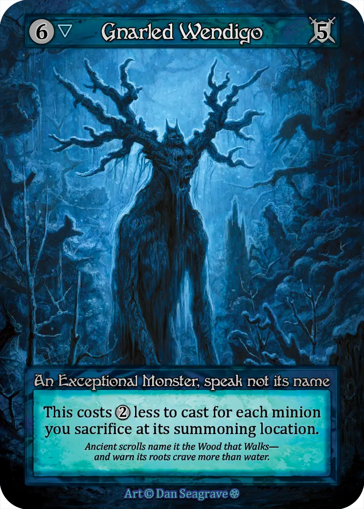 Gothic - Gnarled Wendigo - Foil
