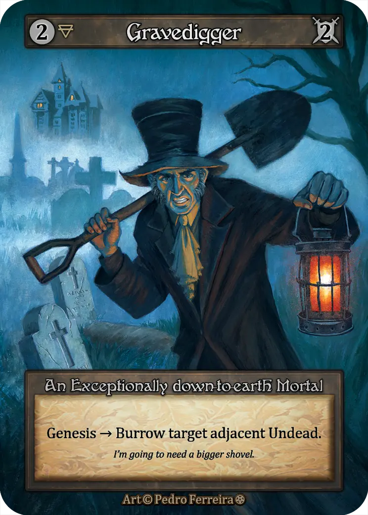 Gothic - Gravedigger - Foil