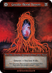 Gothic - Greater Blood Demon - Foil