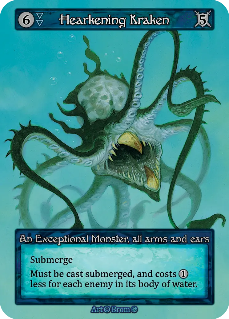 Gothic - Hearkening Kraken - Non-Foil