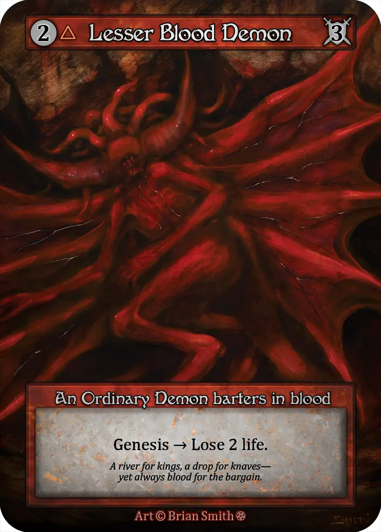 Gothic - Lesser Blood Demon - Foil